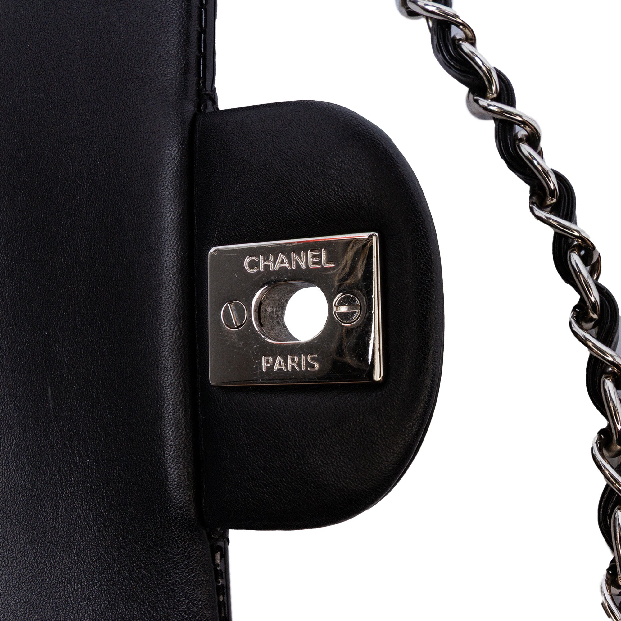 Medium Classic Patent Double Flap