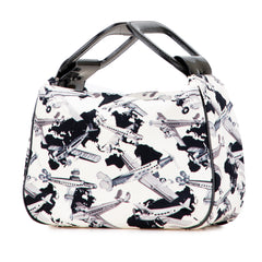 Printed Canvas Coco Airline Handbag