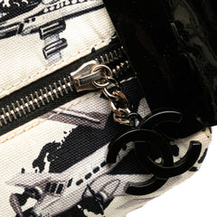 Printed Canvas Coco Airline Handbag