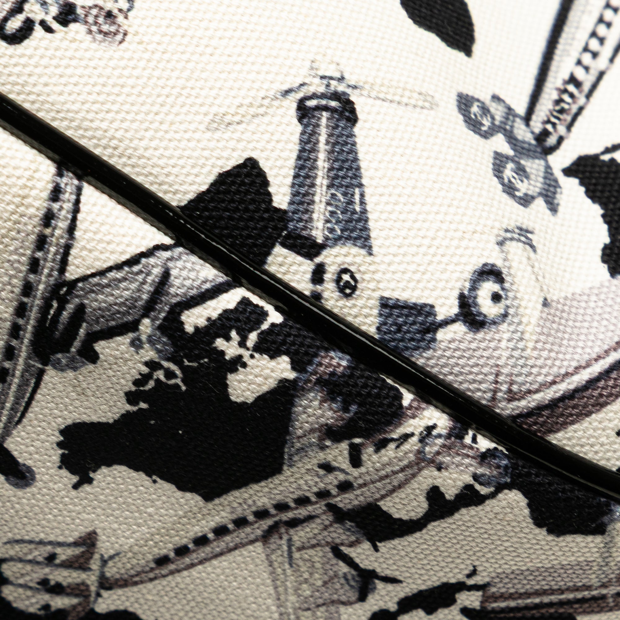 Printed Canvas Coco Airline Handbag