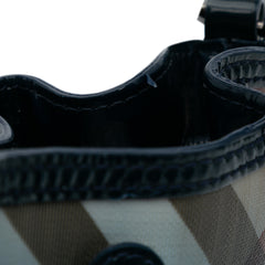 Supernova Check Coated Canvas Gradient Drawstring Crossbody