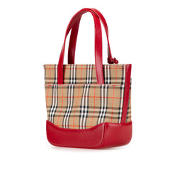 Haymarket Check Canvas Handbag
