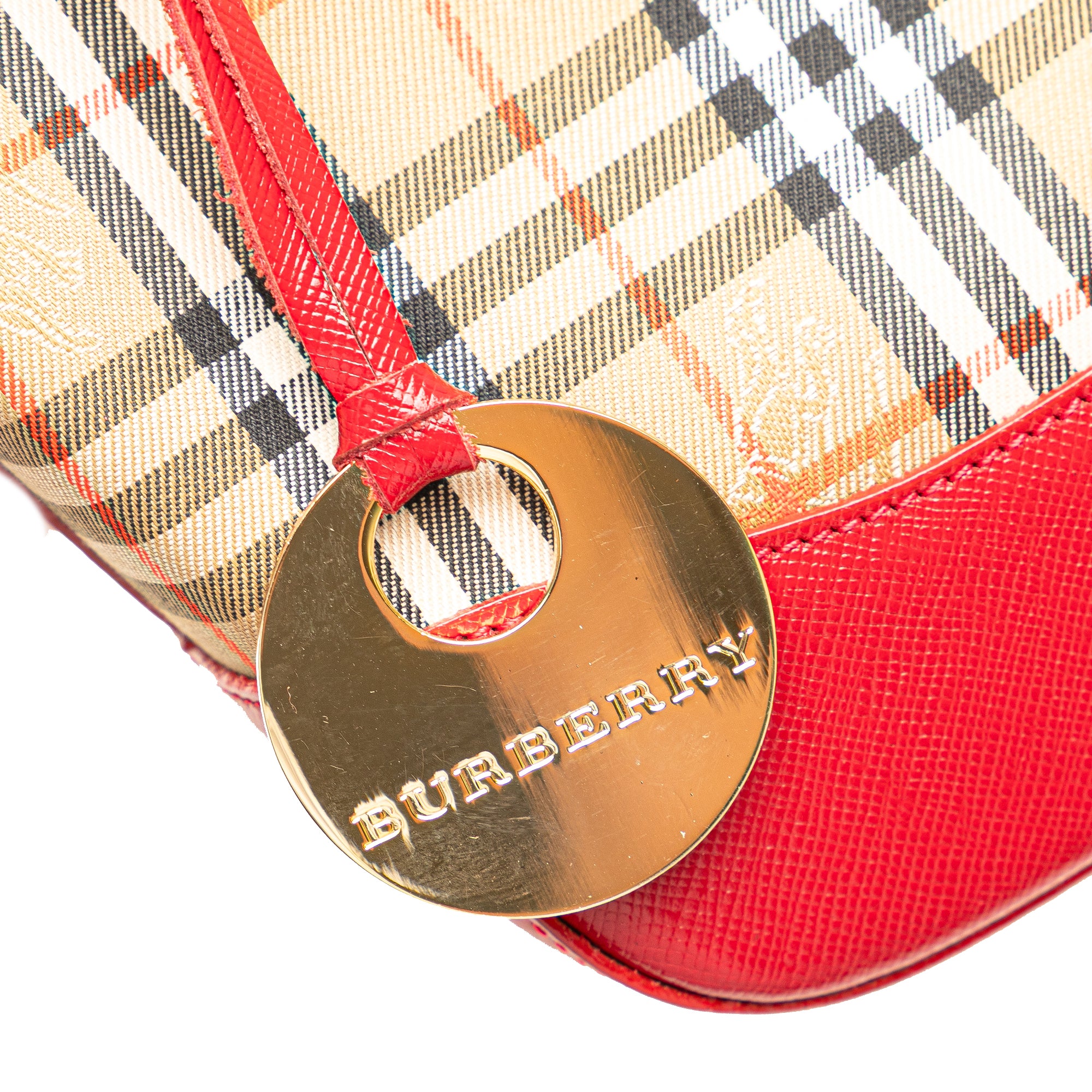 Haymarket Check Canvas Handbag
