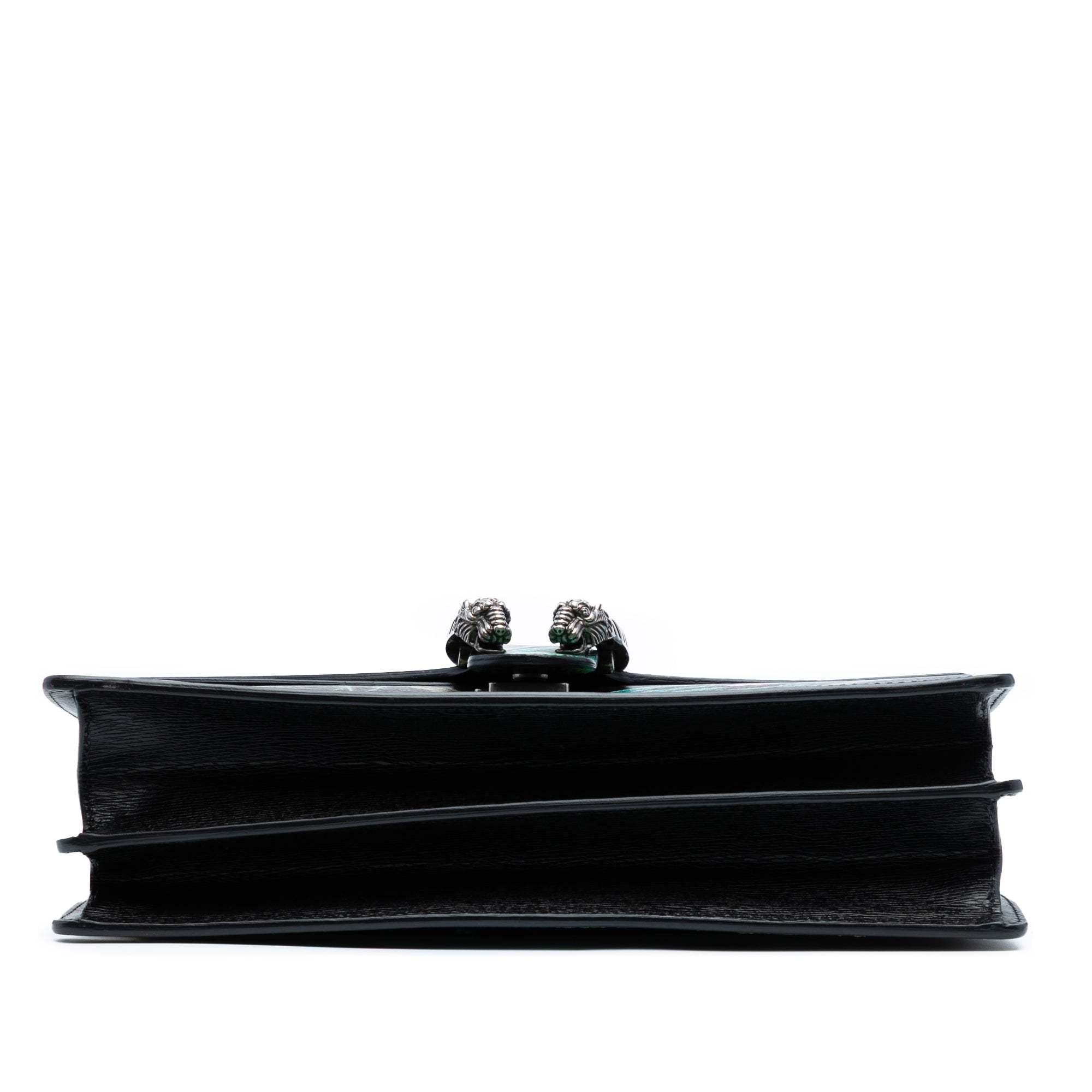 Medium Leather Tropical Print Dionysus Shoulder Bag