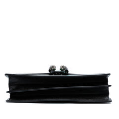 Medium Leather Tropical Print Dionysus Shoulder Bag