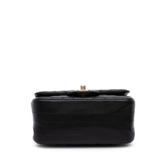 Mini Square Classic Chevron Lambskin Single Flap