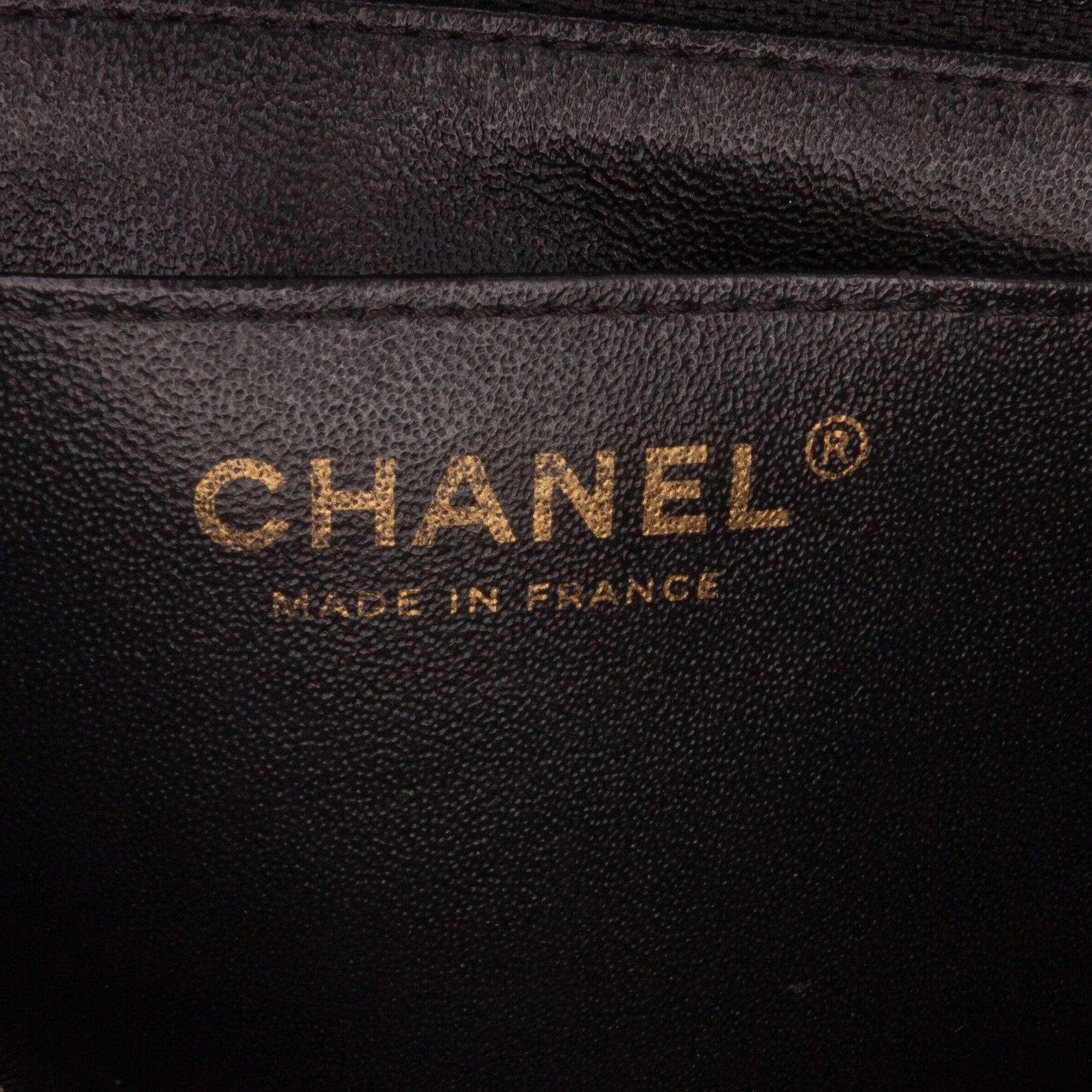 Mini Square Classic Chevron Lambskin Single Flap