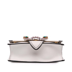 Goatskin Madras Soft Calf Crystal Embellished Crossbody