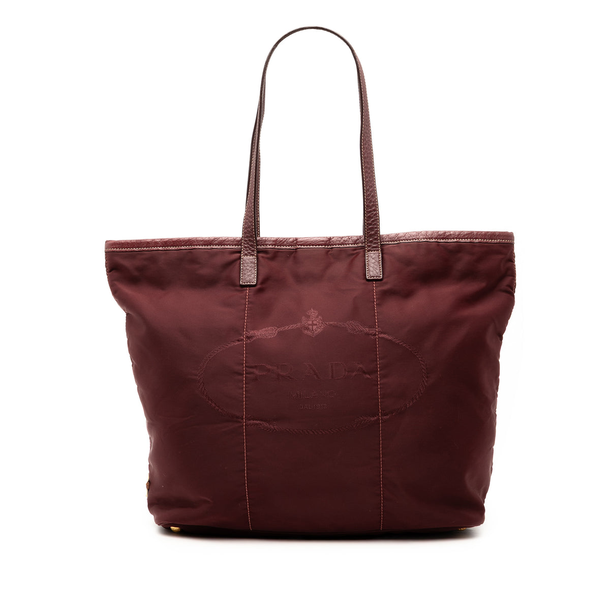 Tessuto Canapa Logo Tote