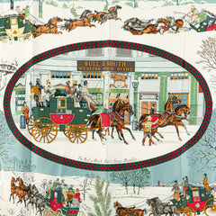 Bull & Mouth Western Coach Office Silk Scarf