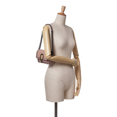 Nappa Intrecciato Mirror Lens Shoulder Bag