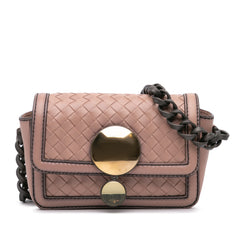 Nappa Intrecciato Mirror Lens Shoulder Bag