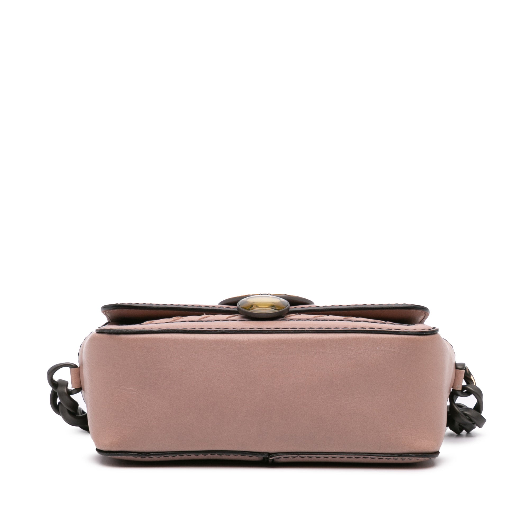 Nappa Intrecciato Mirror Lens Shoulder Bag