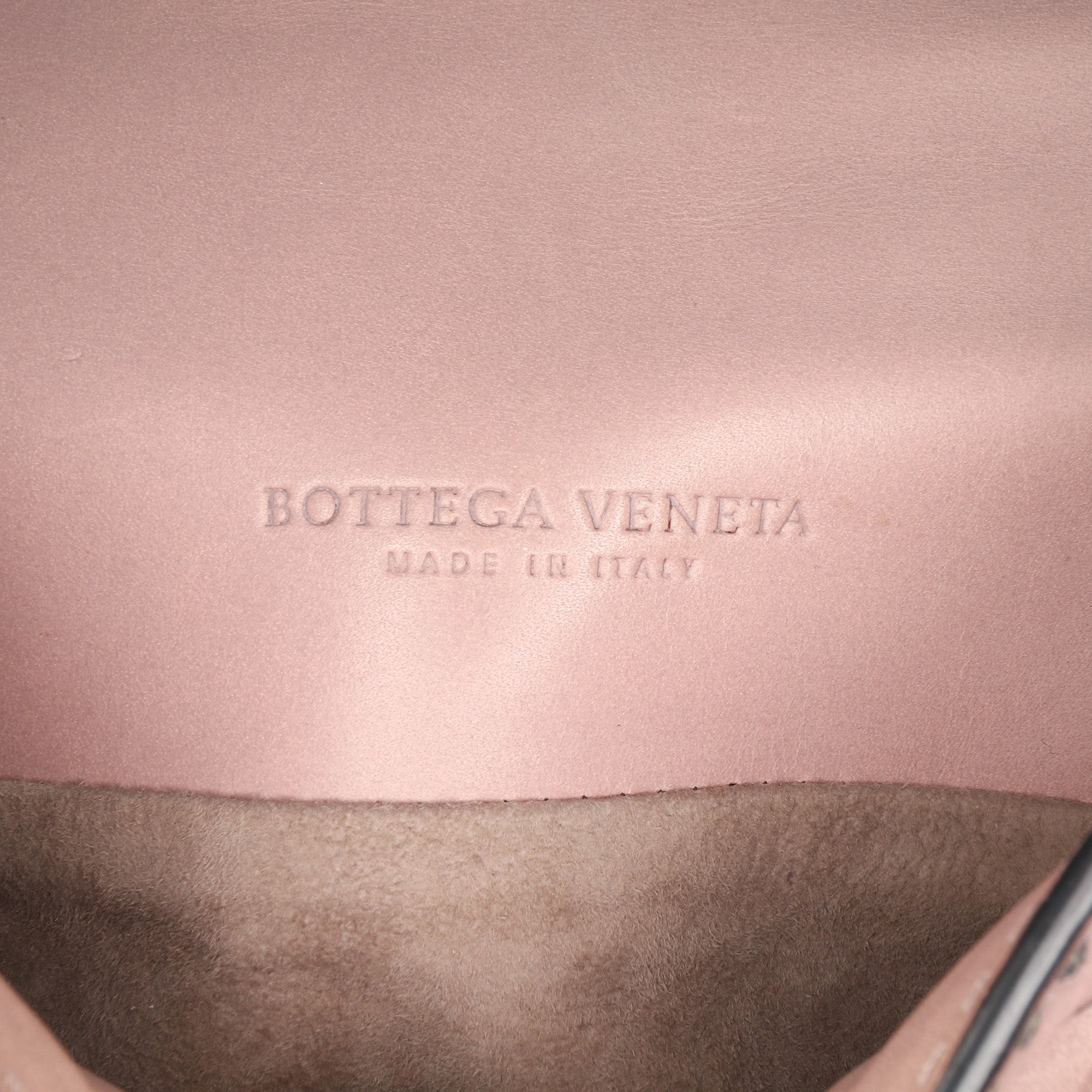 Nappa Intrecciato Mirror Lens Shoulder Bag