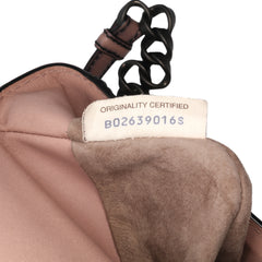 Nappa Intrecciato Mirror Lens Shoulder Bag