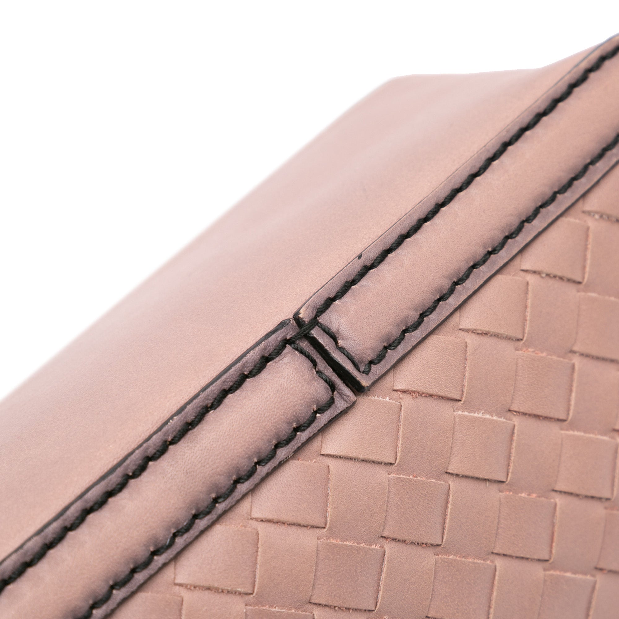 Nappa Intrecciato Mirror Lens Shoulder Bag