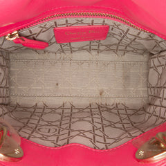 Mini Lambskin Cannage Lady Dior