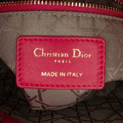 Mini Lambskin Cannage Lady Dior