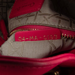 Mini Lambskin Cannage Lady Dior