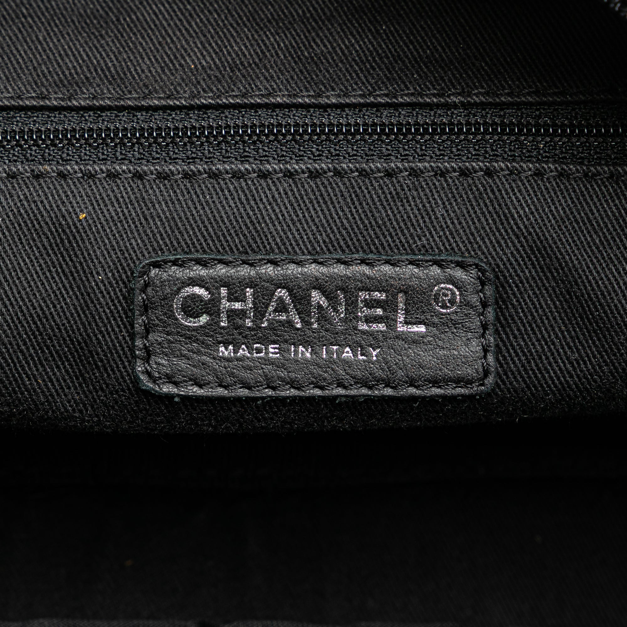 Paris New York Quilted Nylon Duffle Handbag