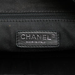 Paris New York Quilted Nylon Duffle Handbag