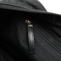 Paris New York Quilted Nylon Duffle Handbag