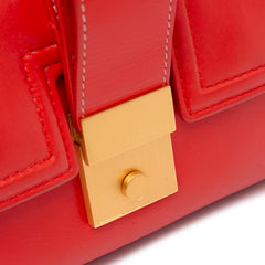 Mini Leather Piazza Top Handle Satchel