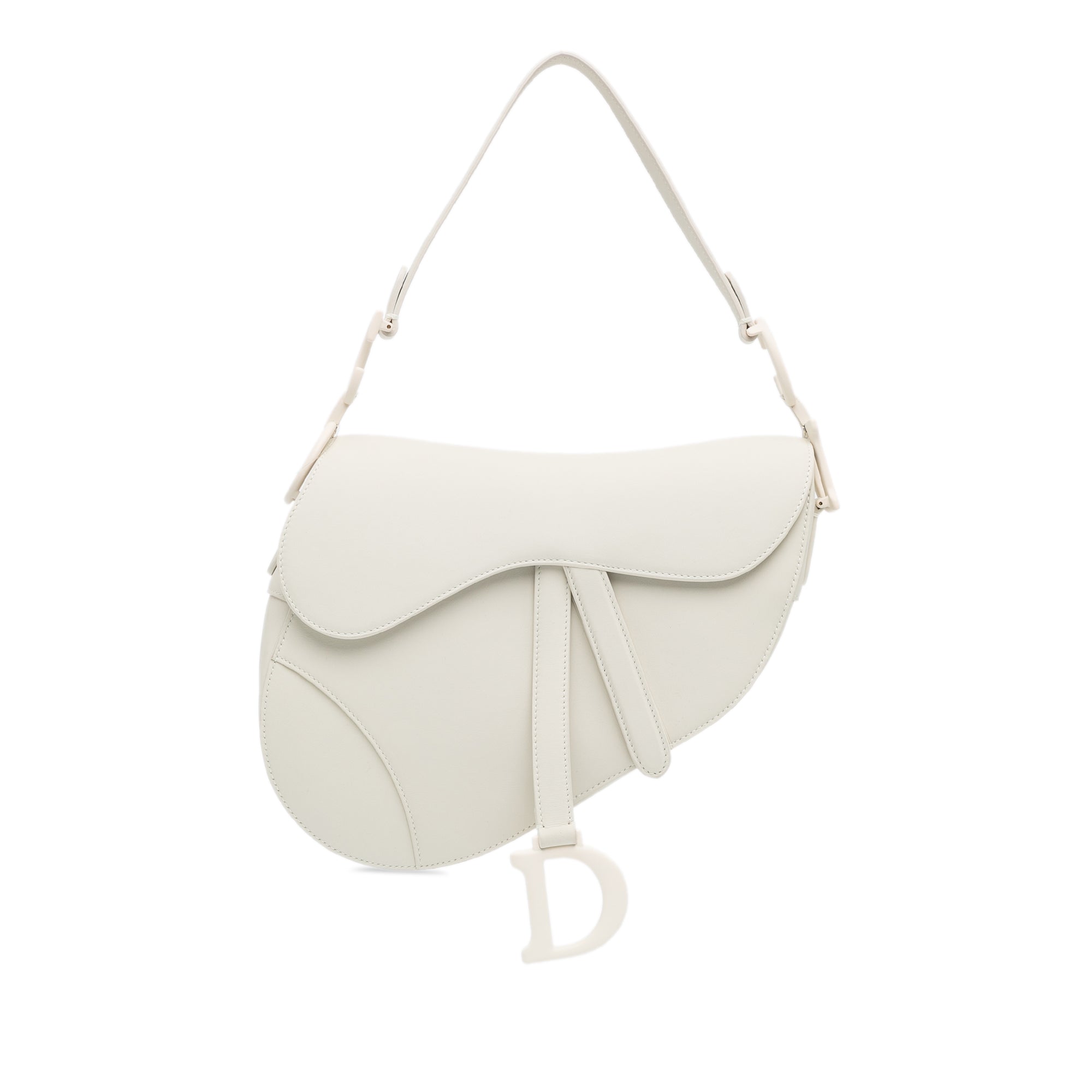Ultra Matte Calfskin Saddle Bag