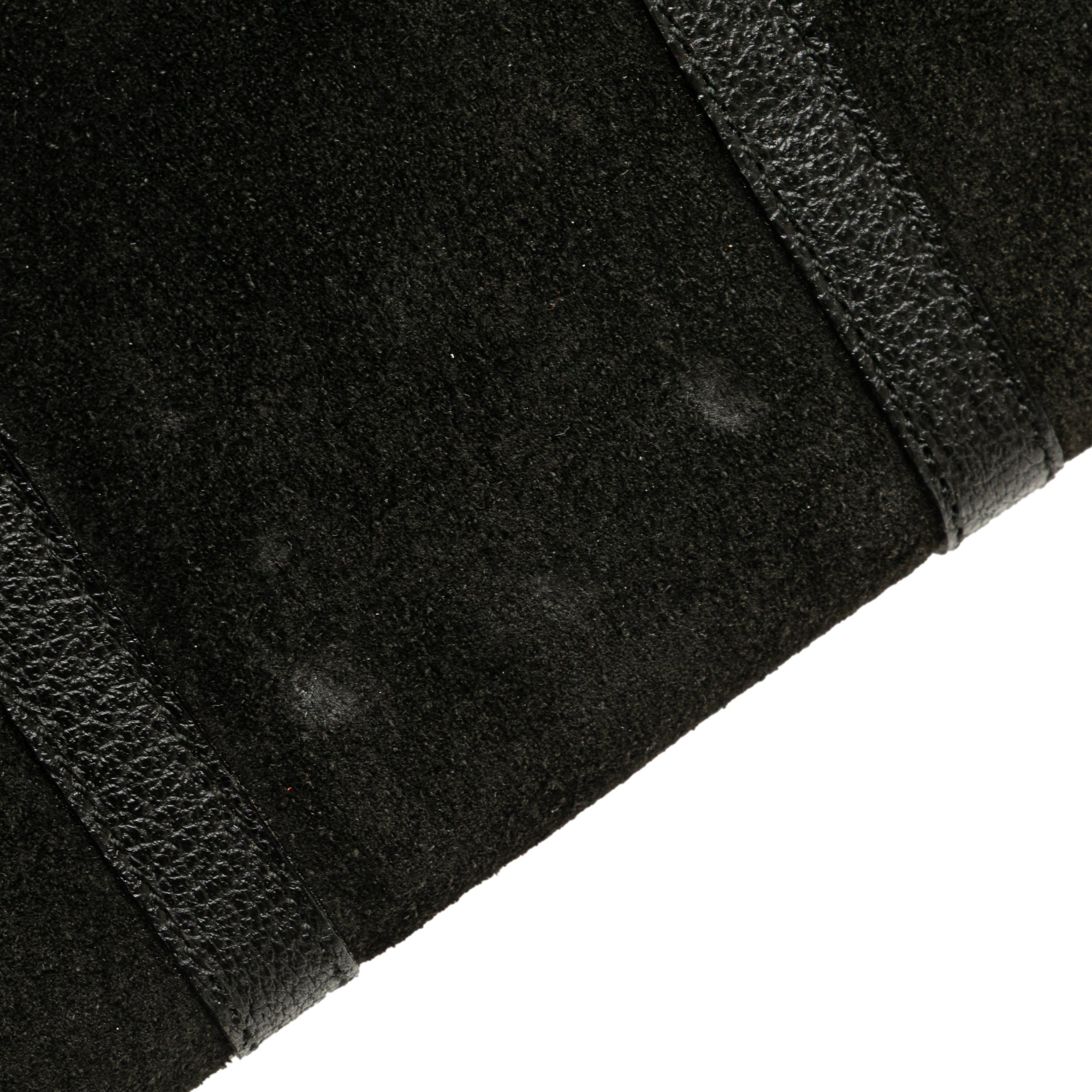 Suede Bamboo Wallet On Strap