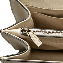 Medium Leather Bamboo Dionysus Web Satchel