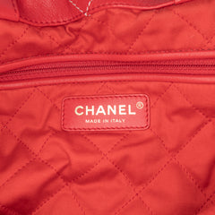 Large Shiny Quilted Calfskin 22 Backpack