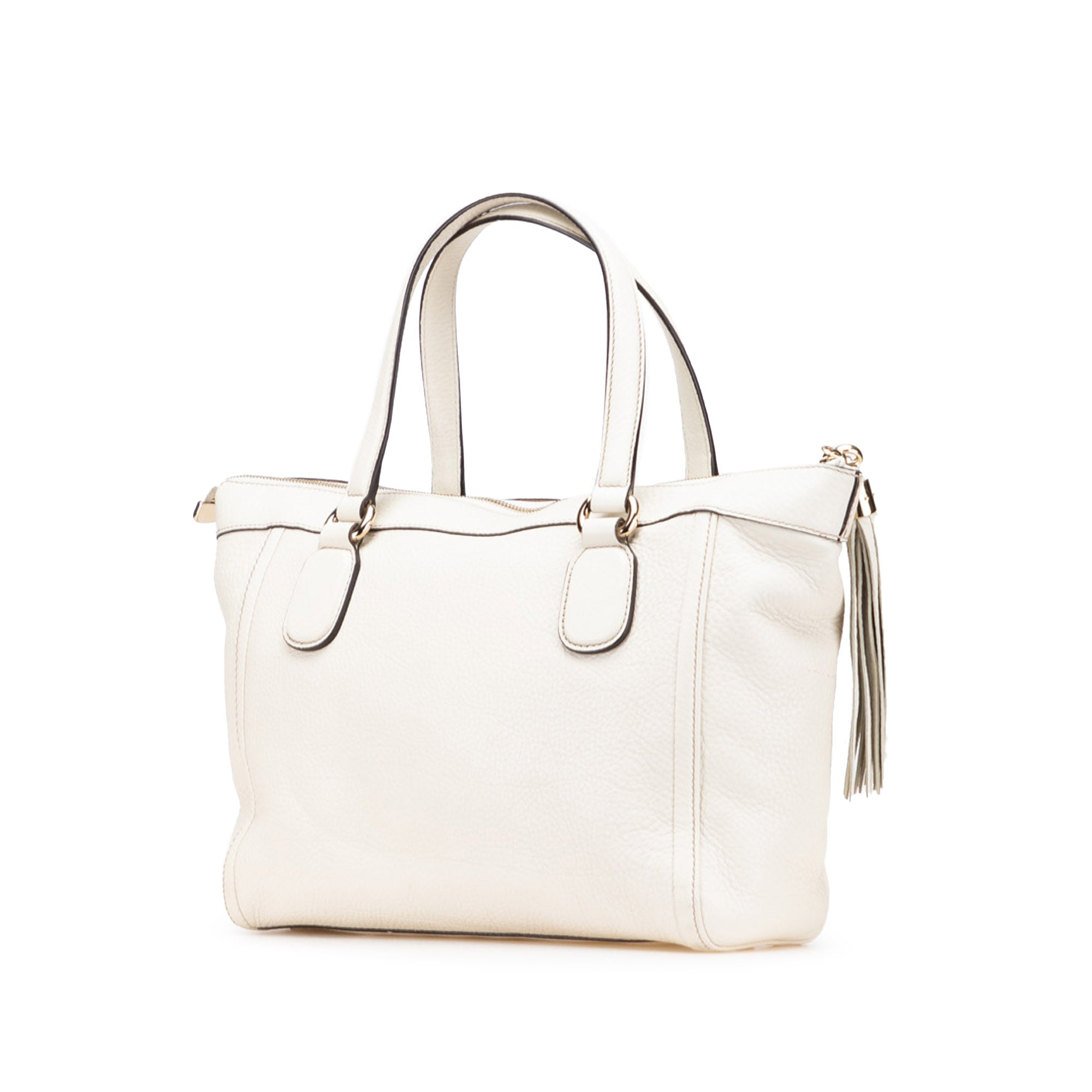 Small Leather Soho Working Tote