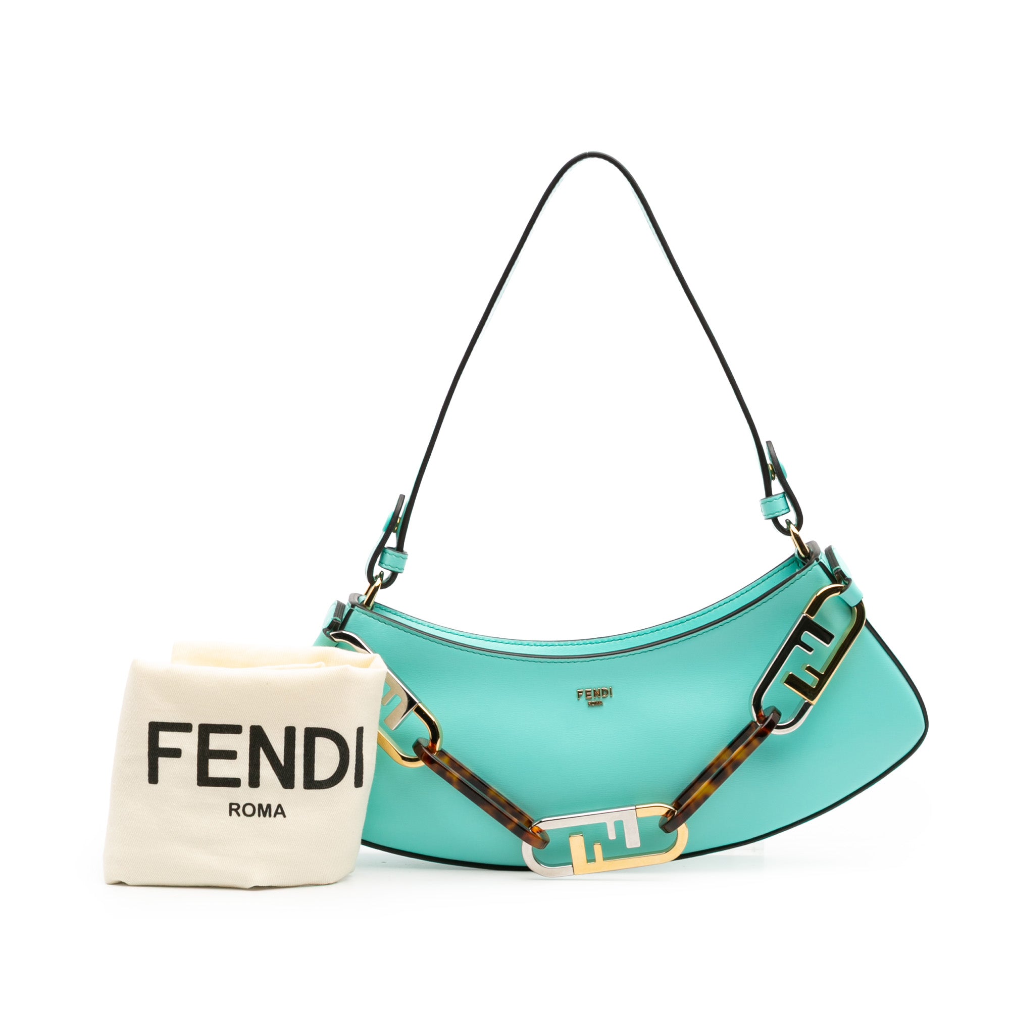 Leather OLock Swing Satchel