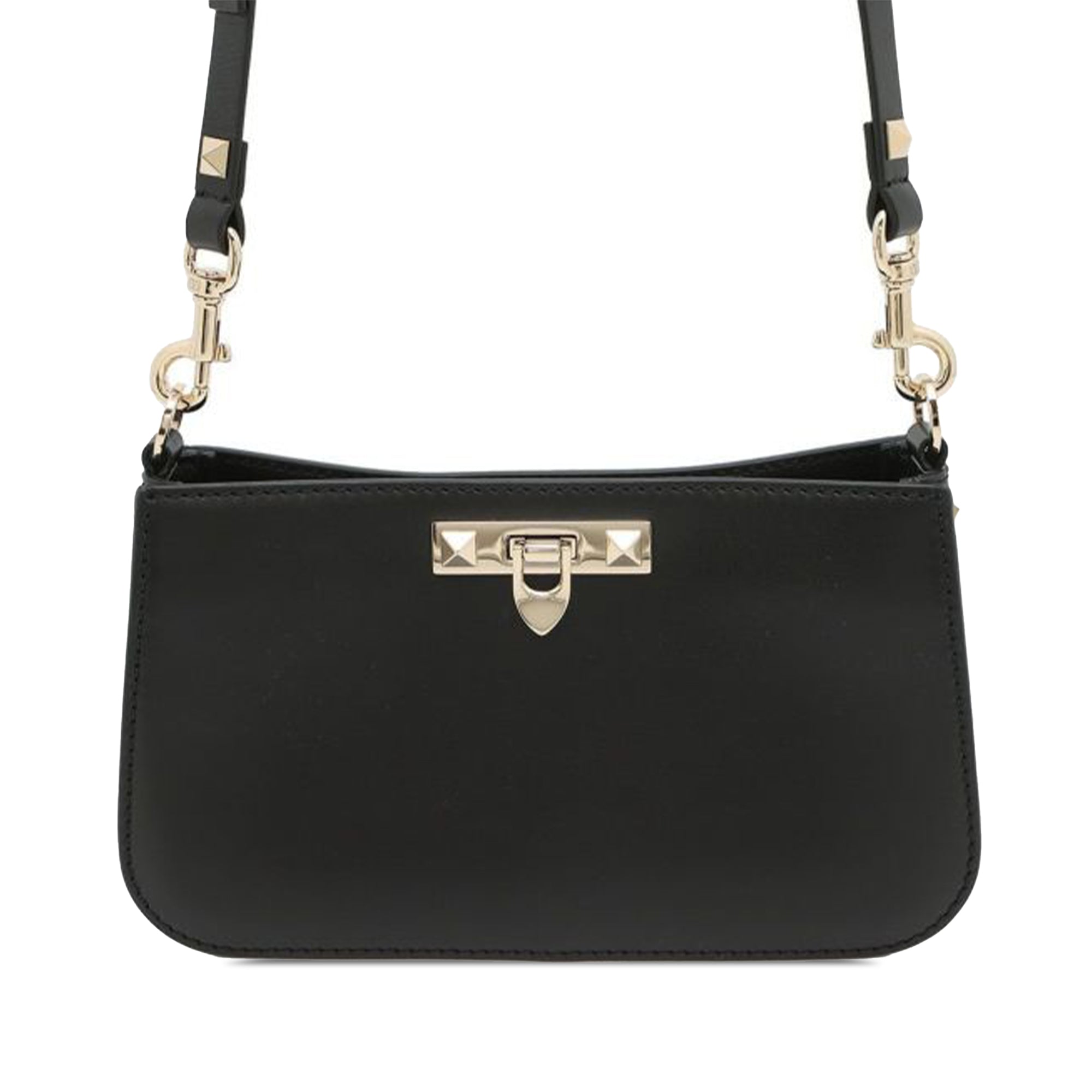 Calfskin Rockstud Flip Lock Crossbody