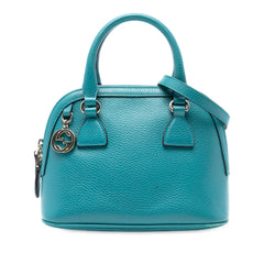Mini Leather GG Charm Dome Satchel