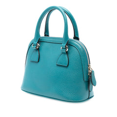 Mini Leather GG Charm Dome Satchel