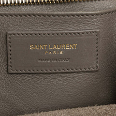 Small Leather Monogram Cabas Satchel