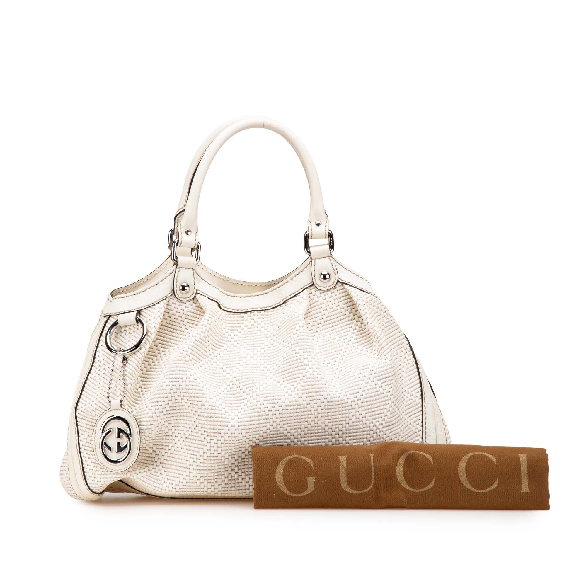 Medium Diamante Raffia Sukey Tote