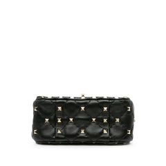 Micro Calfskin RockStud Spike Satchel