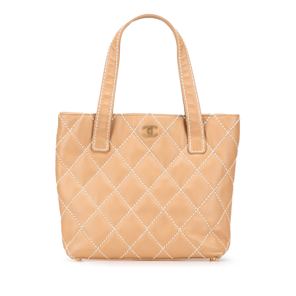 Small CC Calfskin Wild Stitch Tote