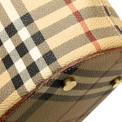 Haymarket Check Coated Canvas Bucket Bag