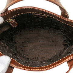 Haymarket Check Coated Canvas Bucket Bag