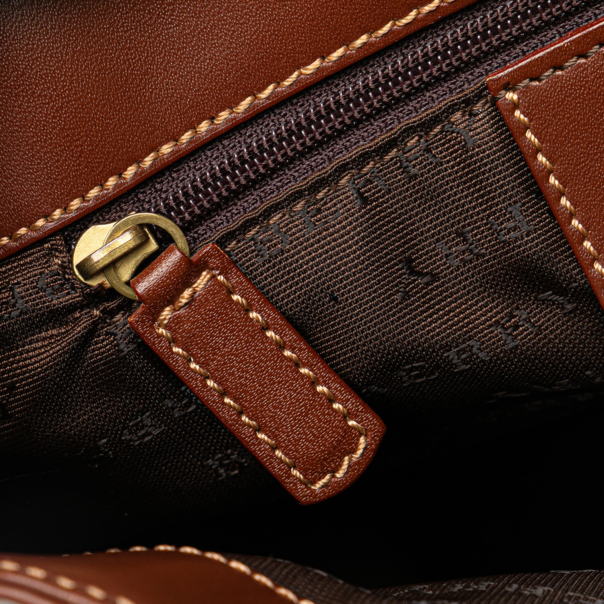 Haymarket Check Coated Canvas Bucket Bag