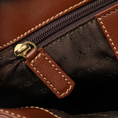 Haymarket Check Coated Canvas Bucket Bag