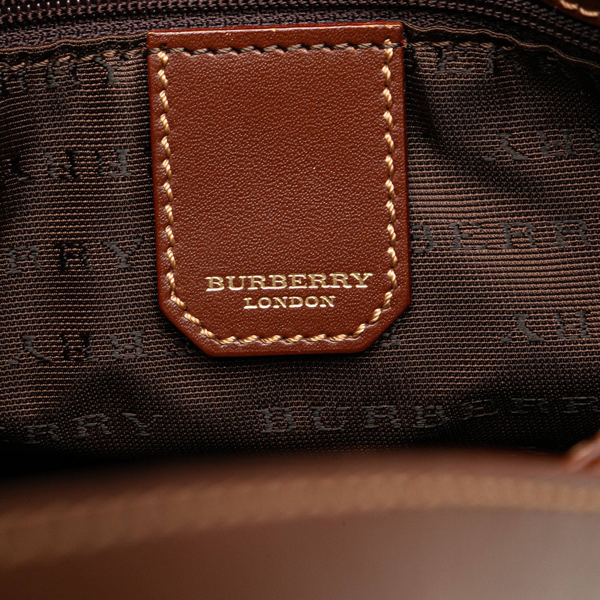 Haymarket Check Coated Canvas Bucket Bag