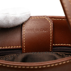 Haymarket Check Coated Canvas Bucket Bag