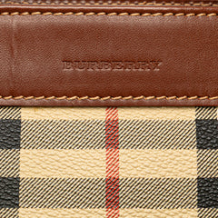 Haymarket Check Coated Canvas Bucket Bag
