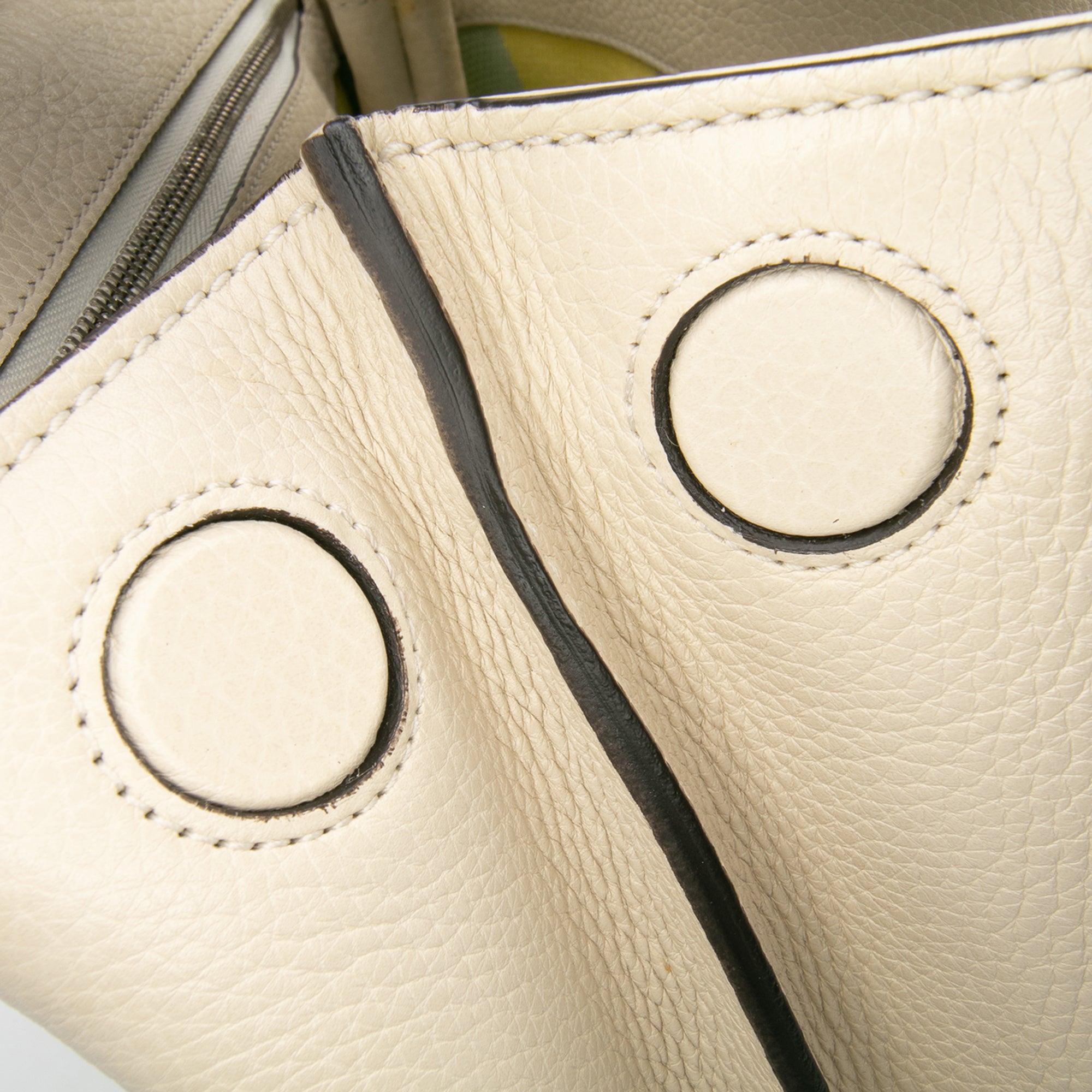 Small Leather Bamboo Daily Satchel