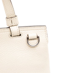 Small Leather Bamboo Daily Satchel