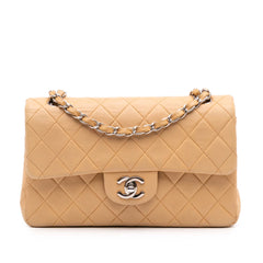 Small Classic Lambskin Double Flap